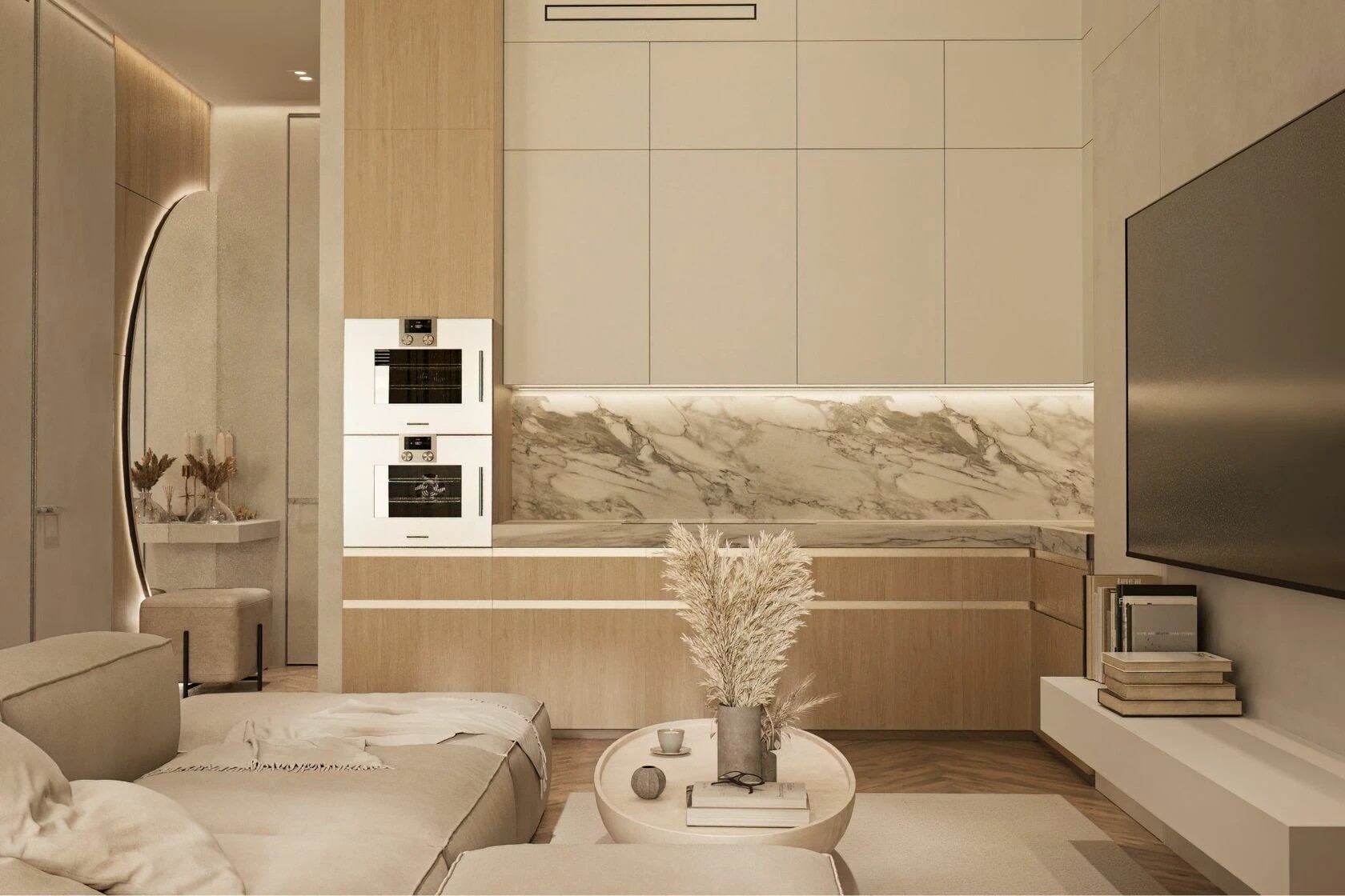 Квартира для молодой девушки в ЖК Ривер Скай