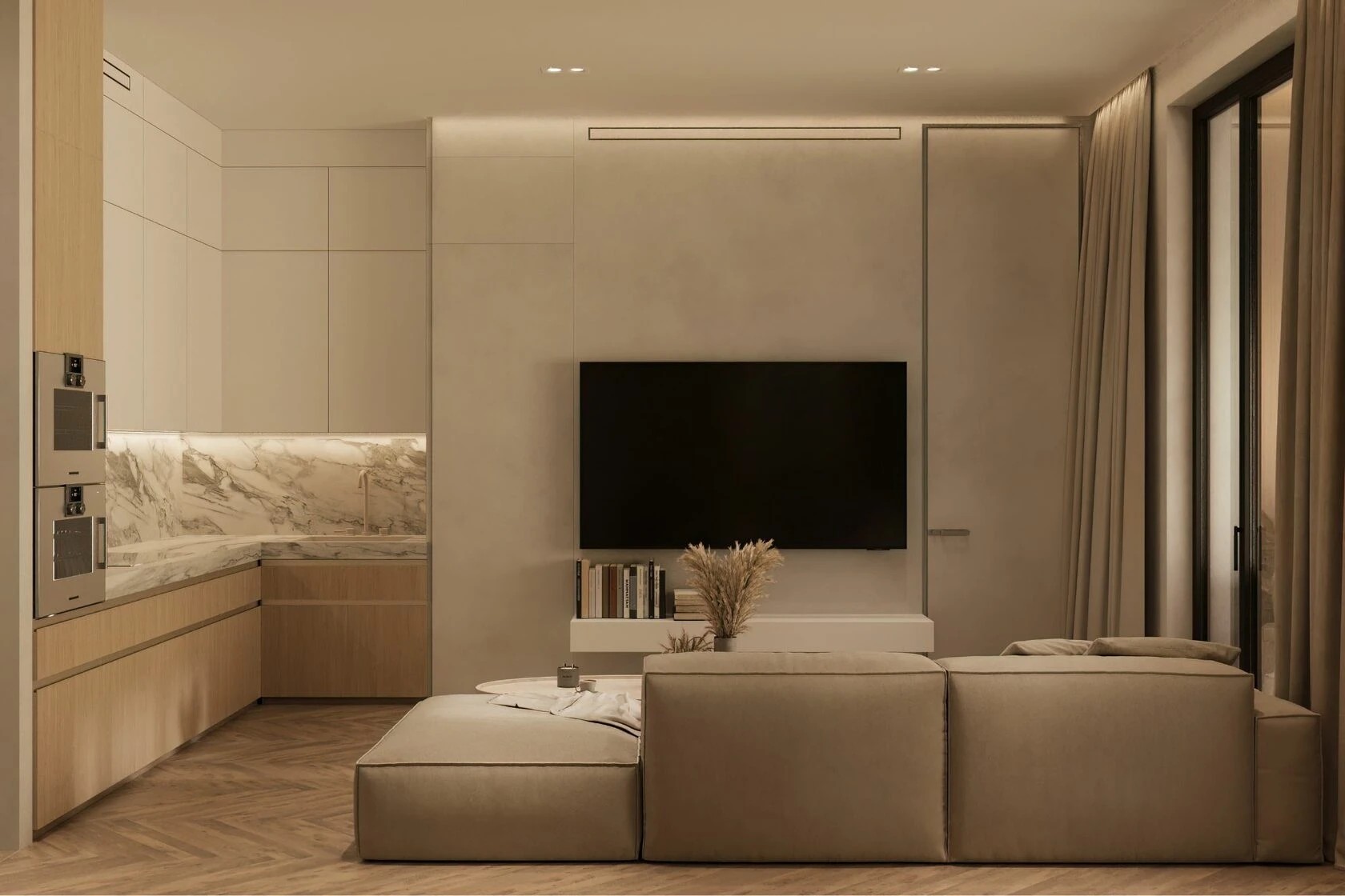 Квартира для молодой девушки в ЖК Ривер Скай