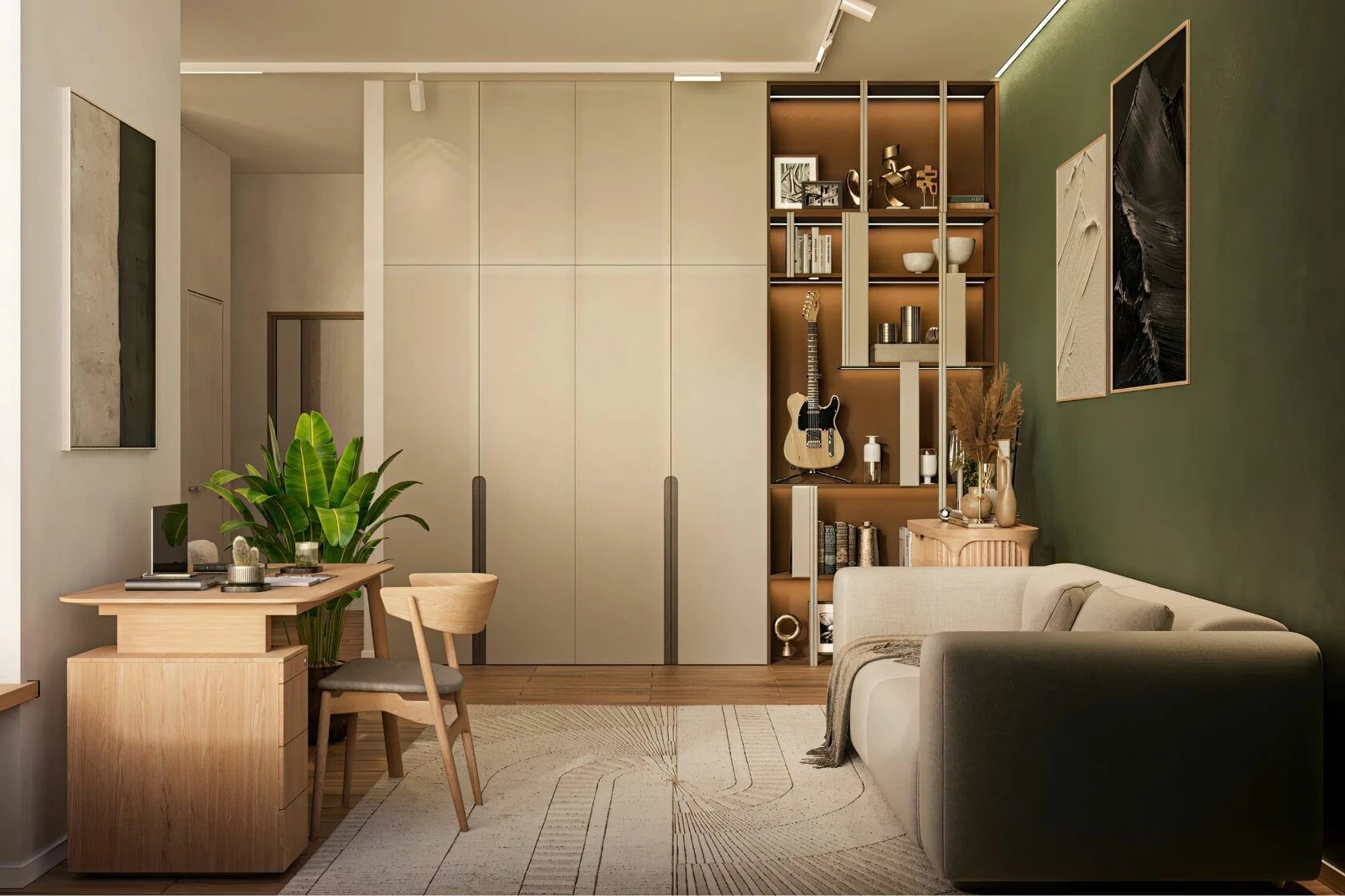 Яркая студия в ЖК Ривер Скай