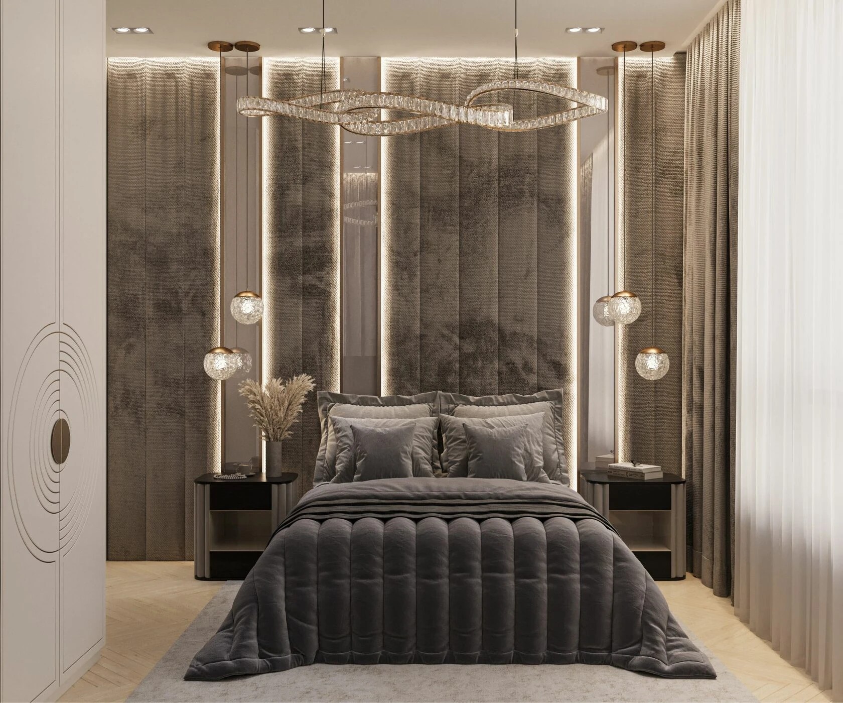 Квартира в стиле современна классика с чудесными видами на Москву-реку