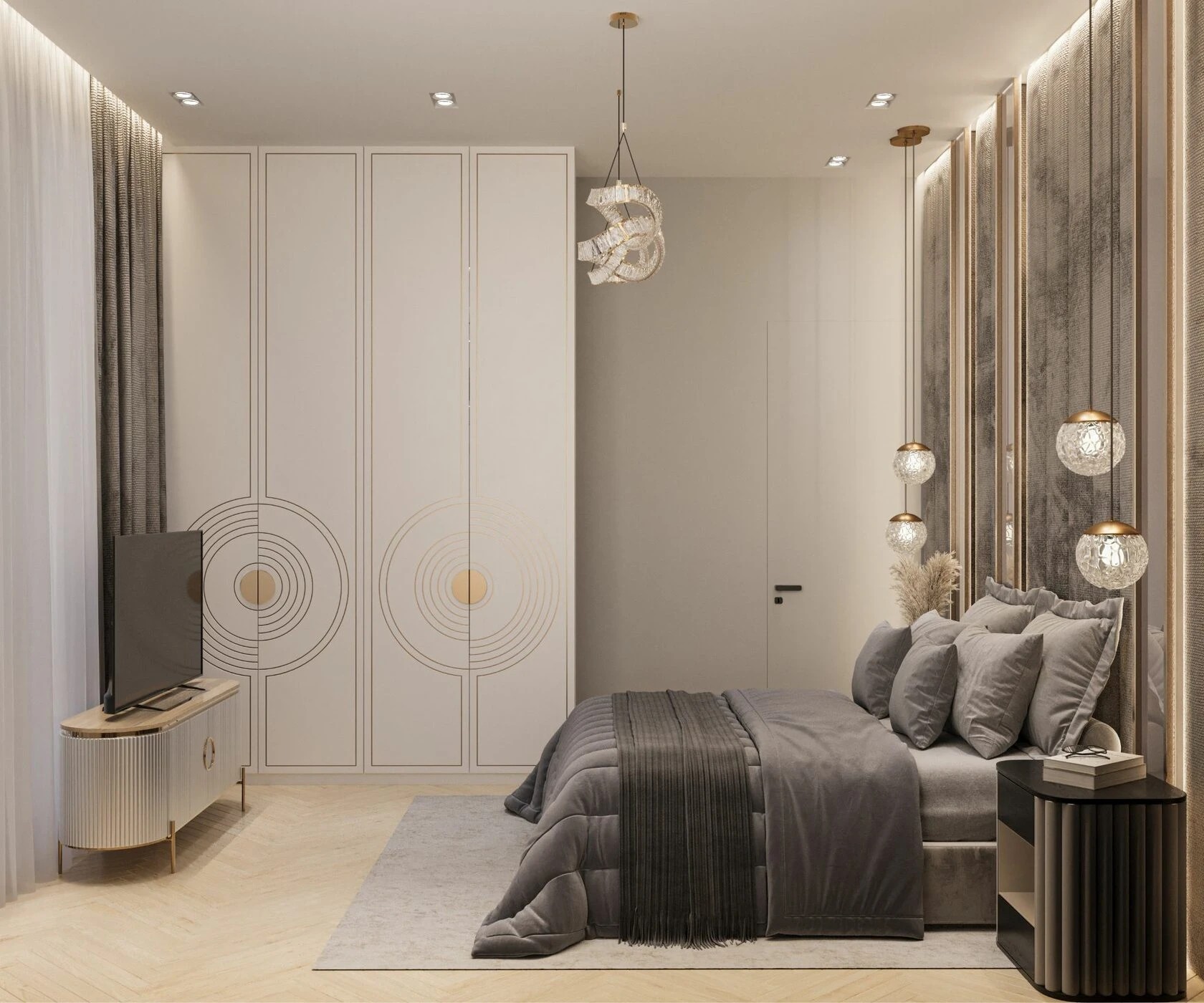 Квартира в стиле современна классика с чудесными видами на Москву-реку