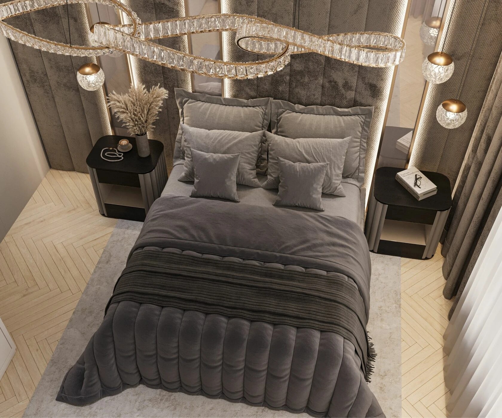 Квартира в стиле современна классика с чудесными видами на Москву-реку