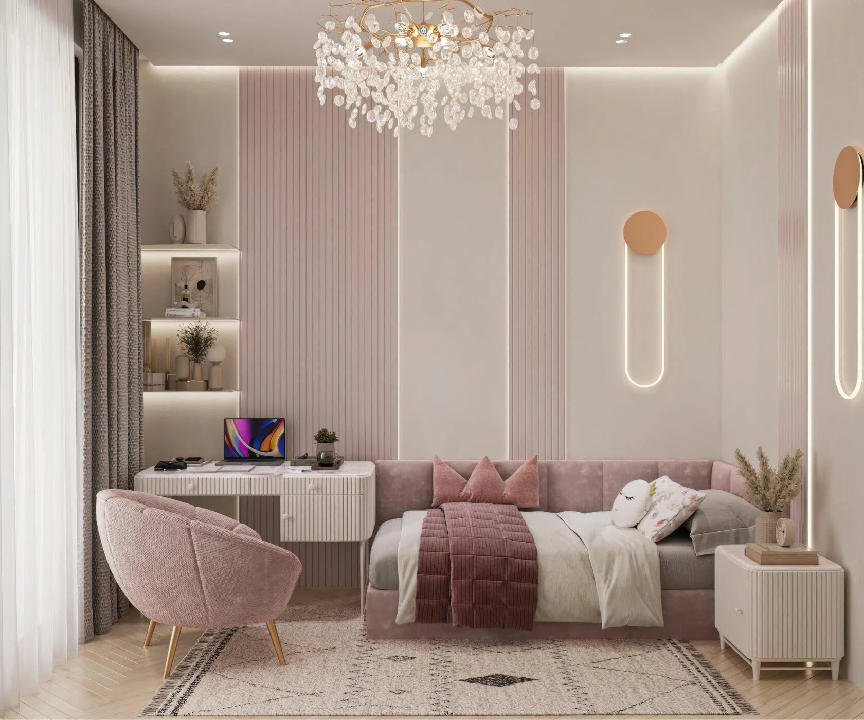 Квартира в стиле современна классика с чудесными видами на Москву-реку