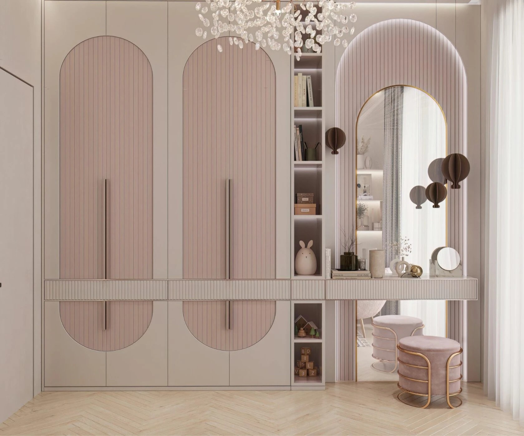 Квартира в стиле современна классика с чудесными видами на Москву-реку