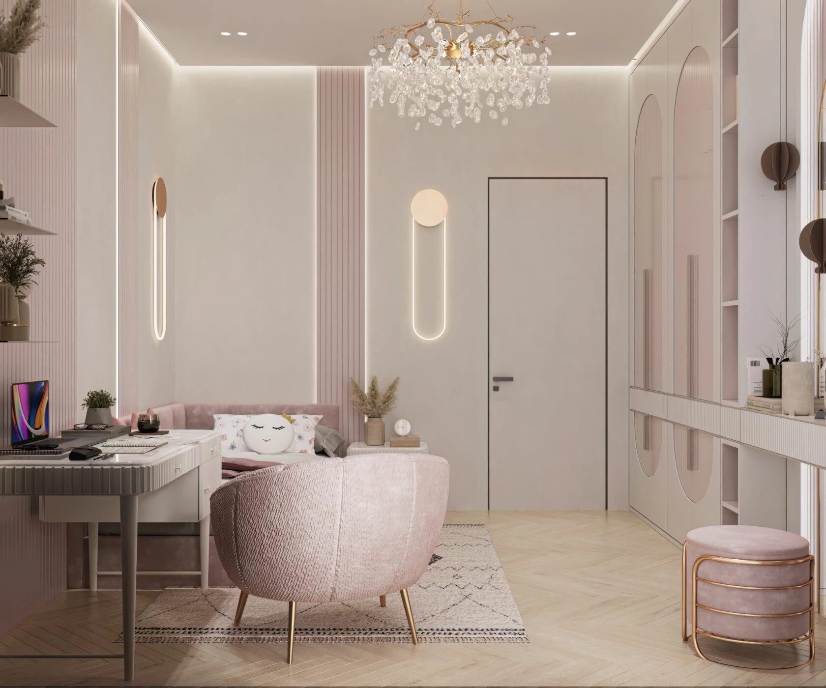 Квартира в стиле современна классика с чудесными видами на Москву-реку