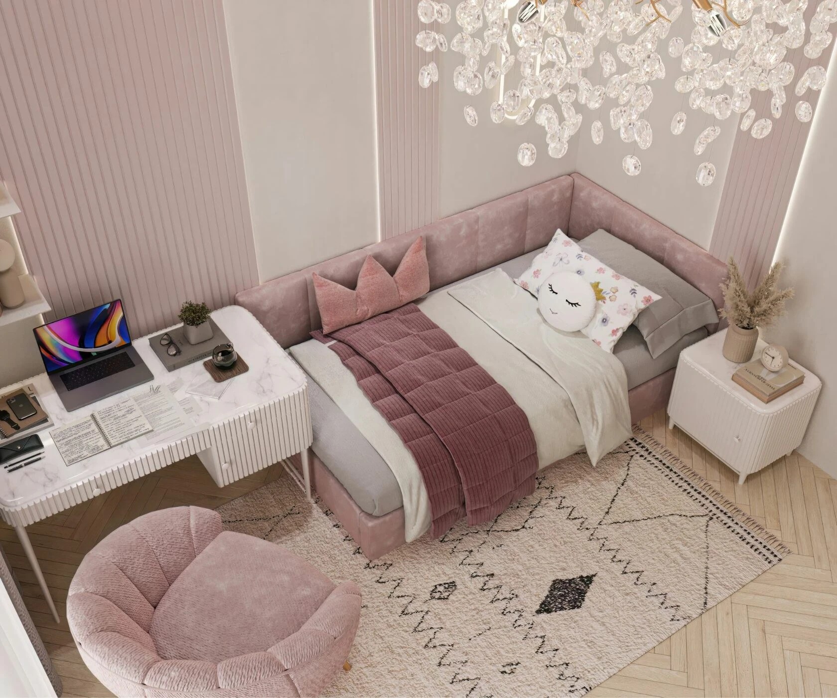 Квартира в стиле современна классика с чудесными видами на Москву-реку