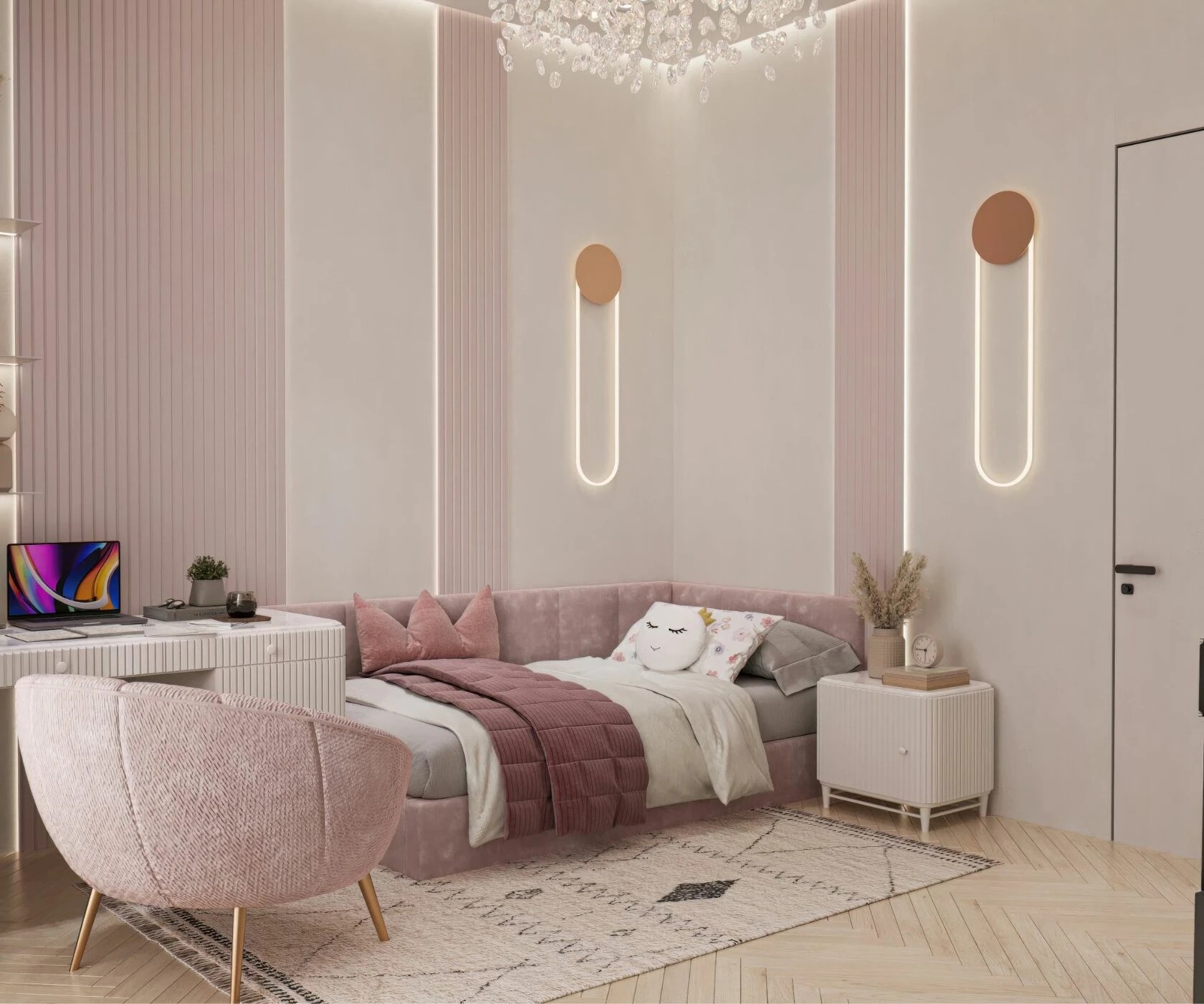 Квартира в стиле современна классика с чудесными видами на Москву-реку