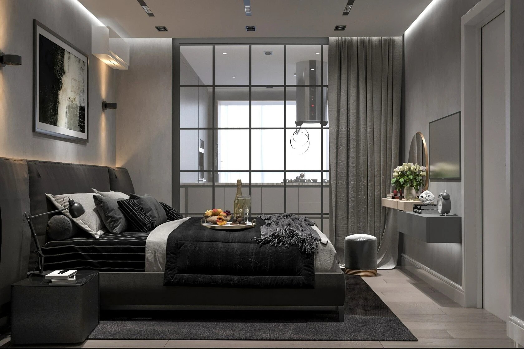 2-комнатная квартира в стиле хай-тек