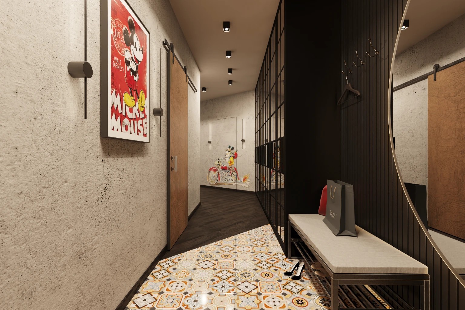 Дизайн-проект пятикомнатной квартиры на Свердловской набережной