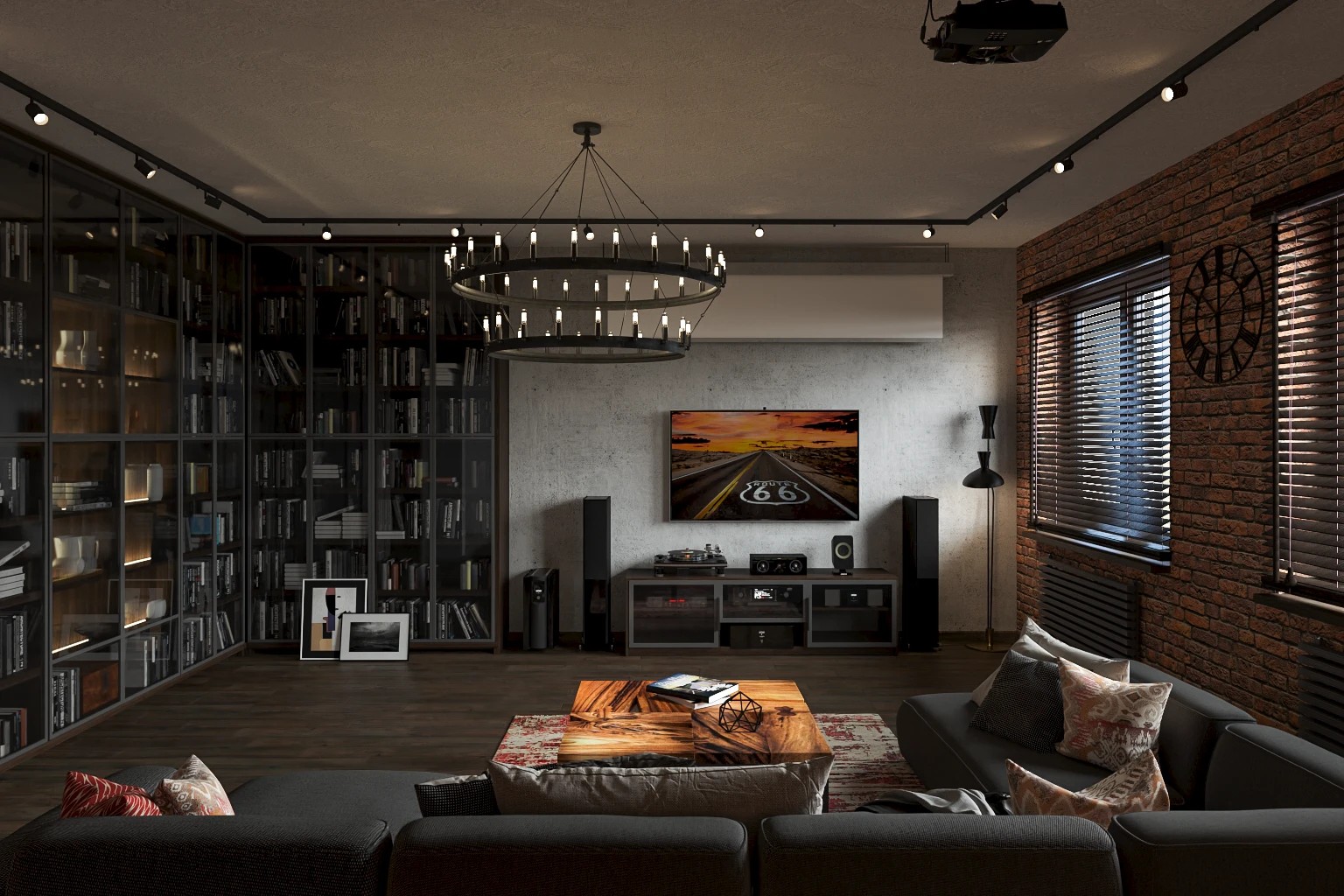 Дизайн-проект пятикомнатной квартиры на Свердловской набережной