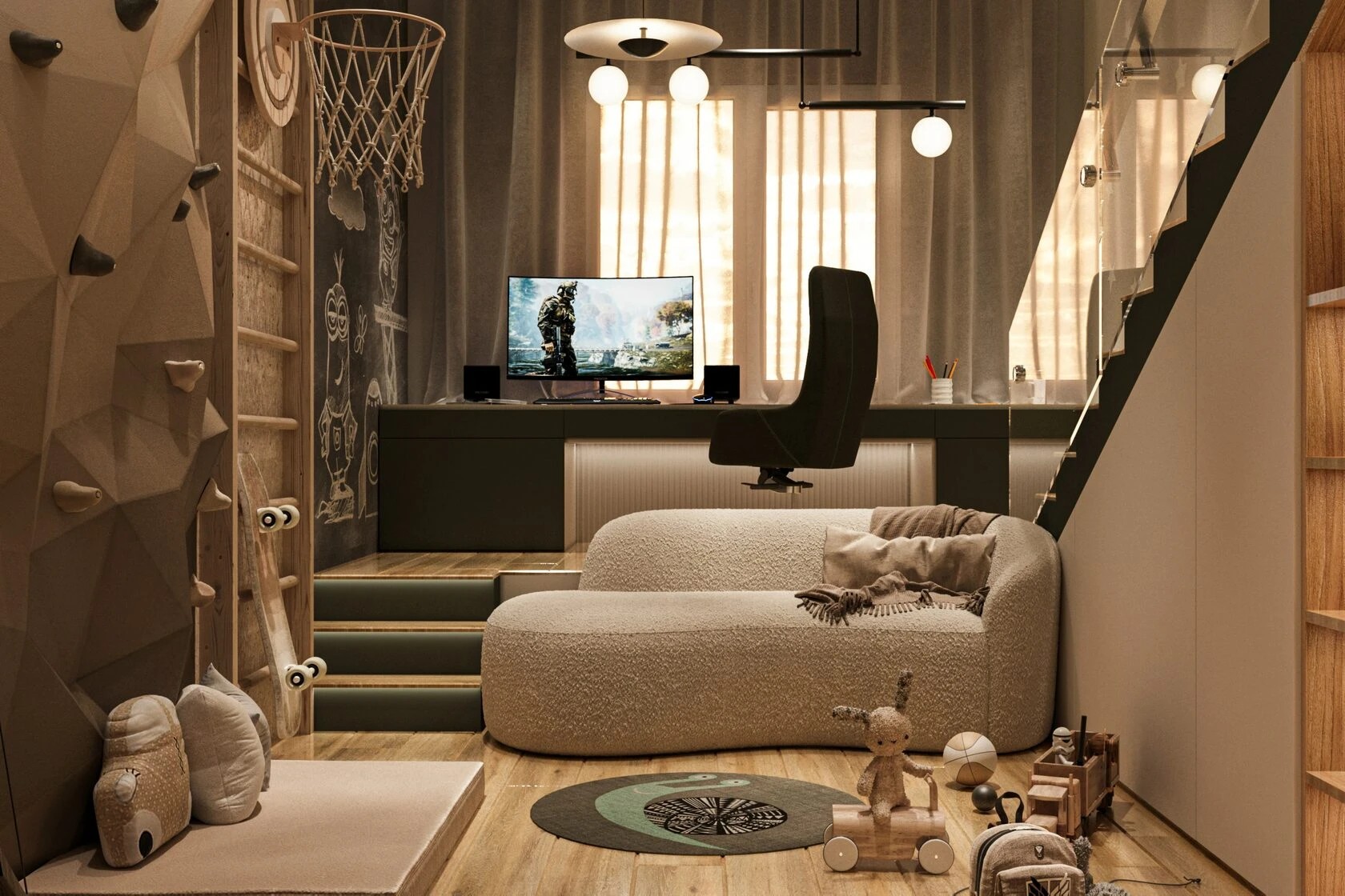 5-комнатная квартира в стиле неоклассика