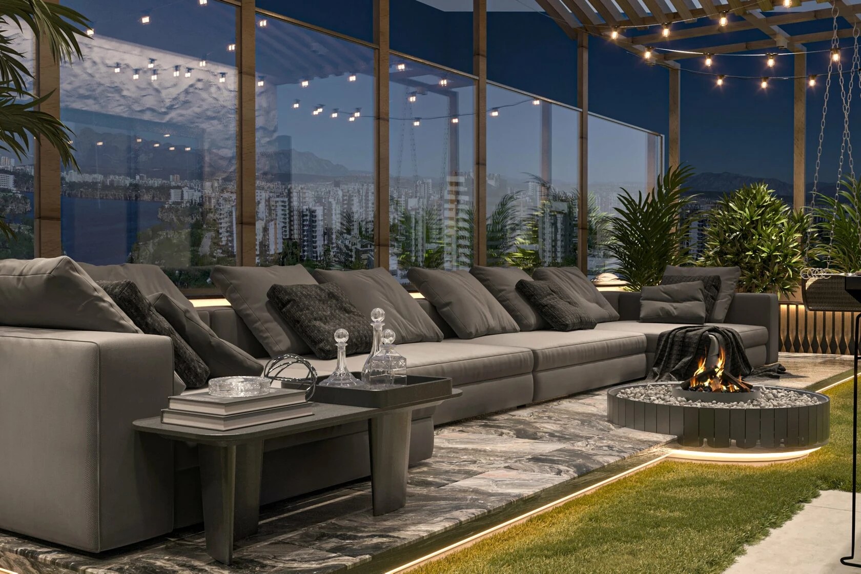 Терраса в стиле эко