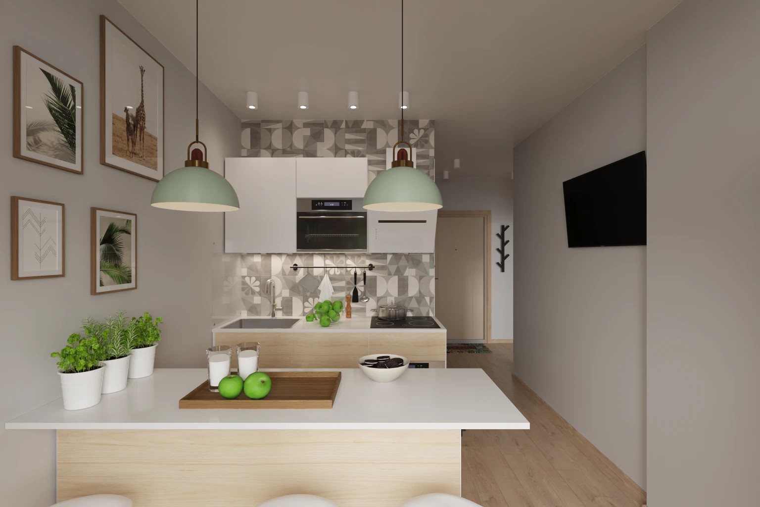 Однокомнатная квартира под сдачу на Днепропетровской улице