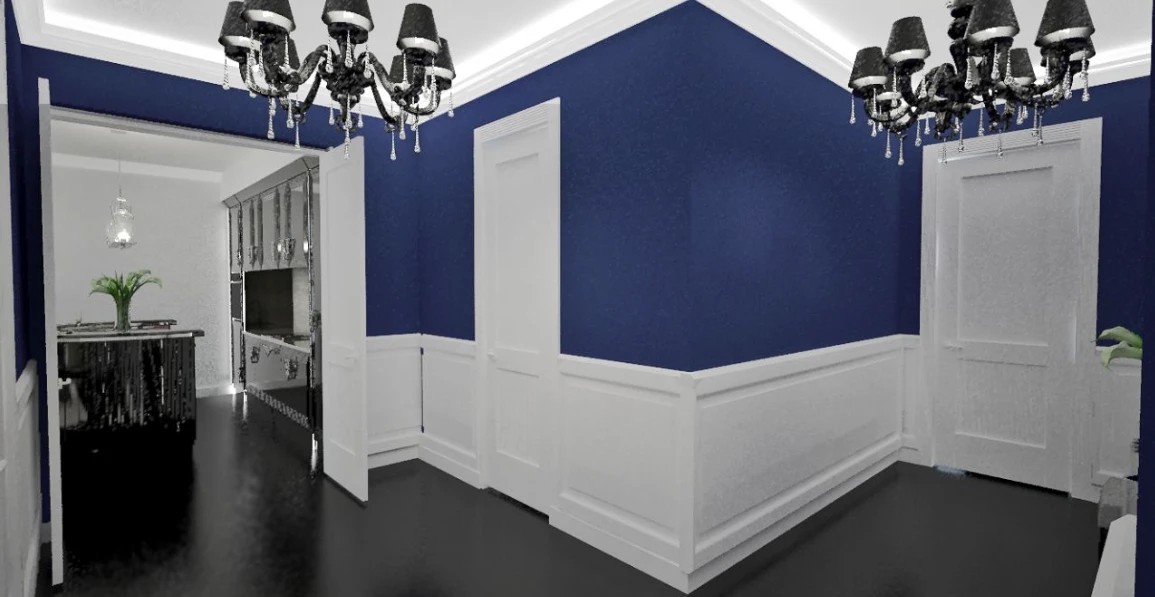 3-комнатная квартира в стиле ар-деко