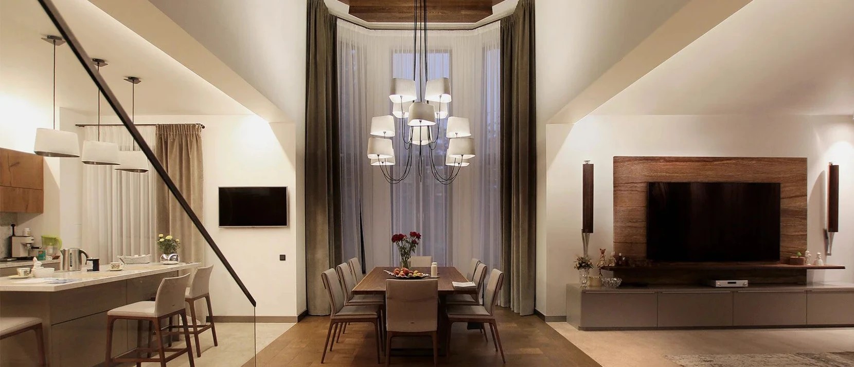 Дом с 3 спальнями и баня в современном стиле