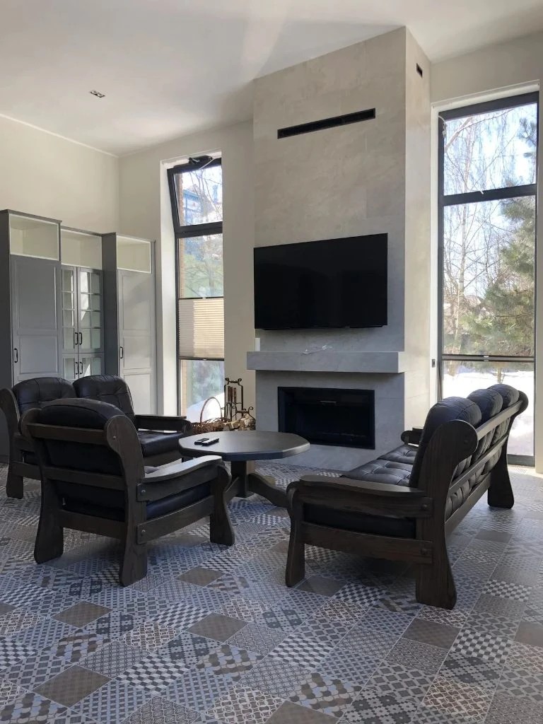 Дом с 3 спальнями и баня в современном стиле