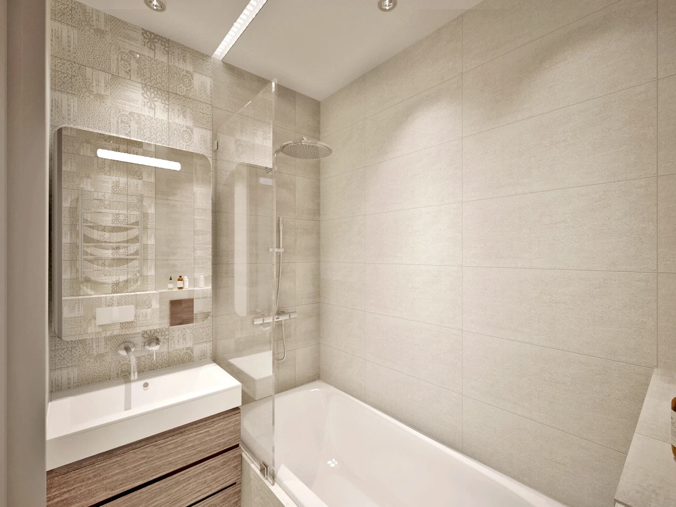 3-комнатная квартира в стиле минимализм