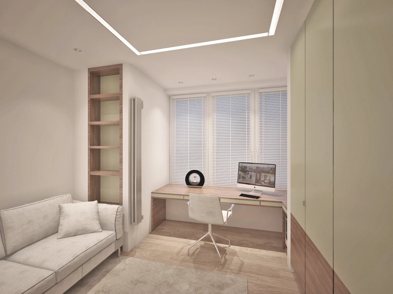 3-комнатная квартира в стиле минимализм