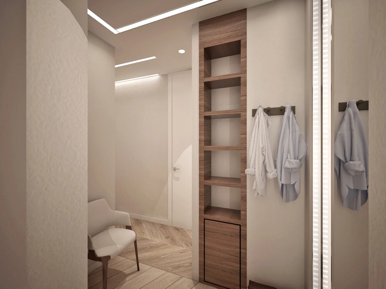 3-комнатная квартира в стиле минимализм