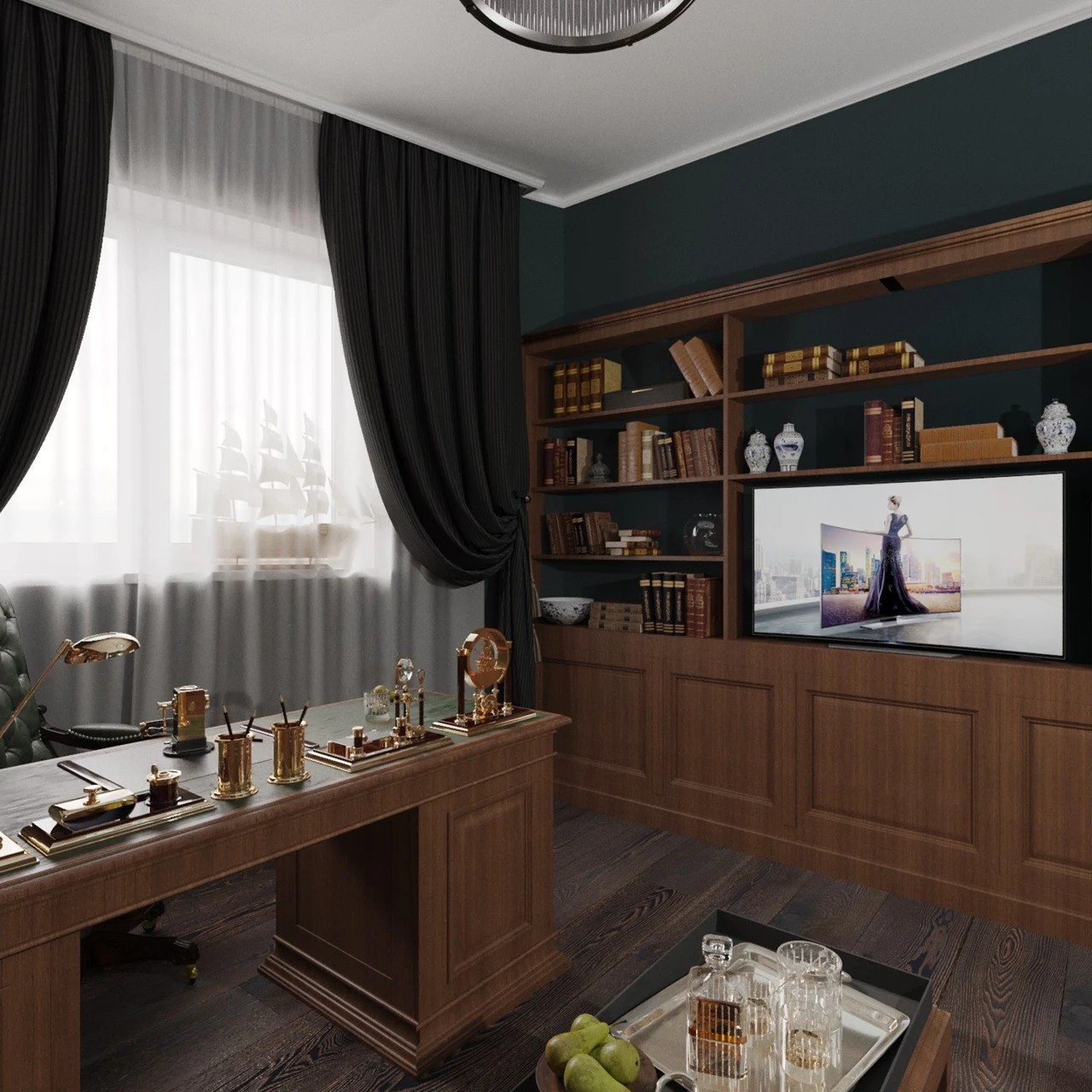 Дизайн проект кабинета