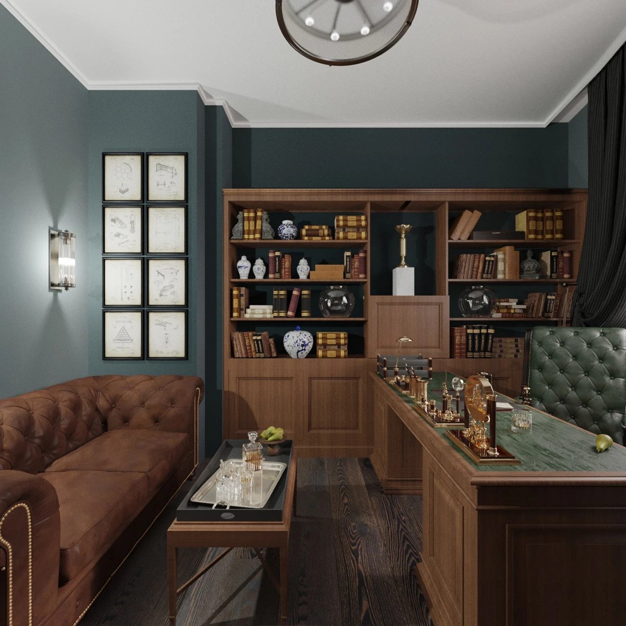 Дизайн проект кабинета