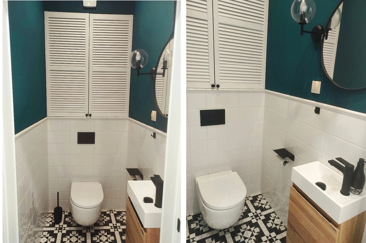 Санузел в реализованном проекте