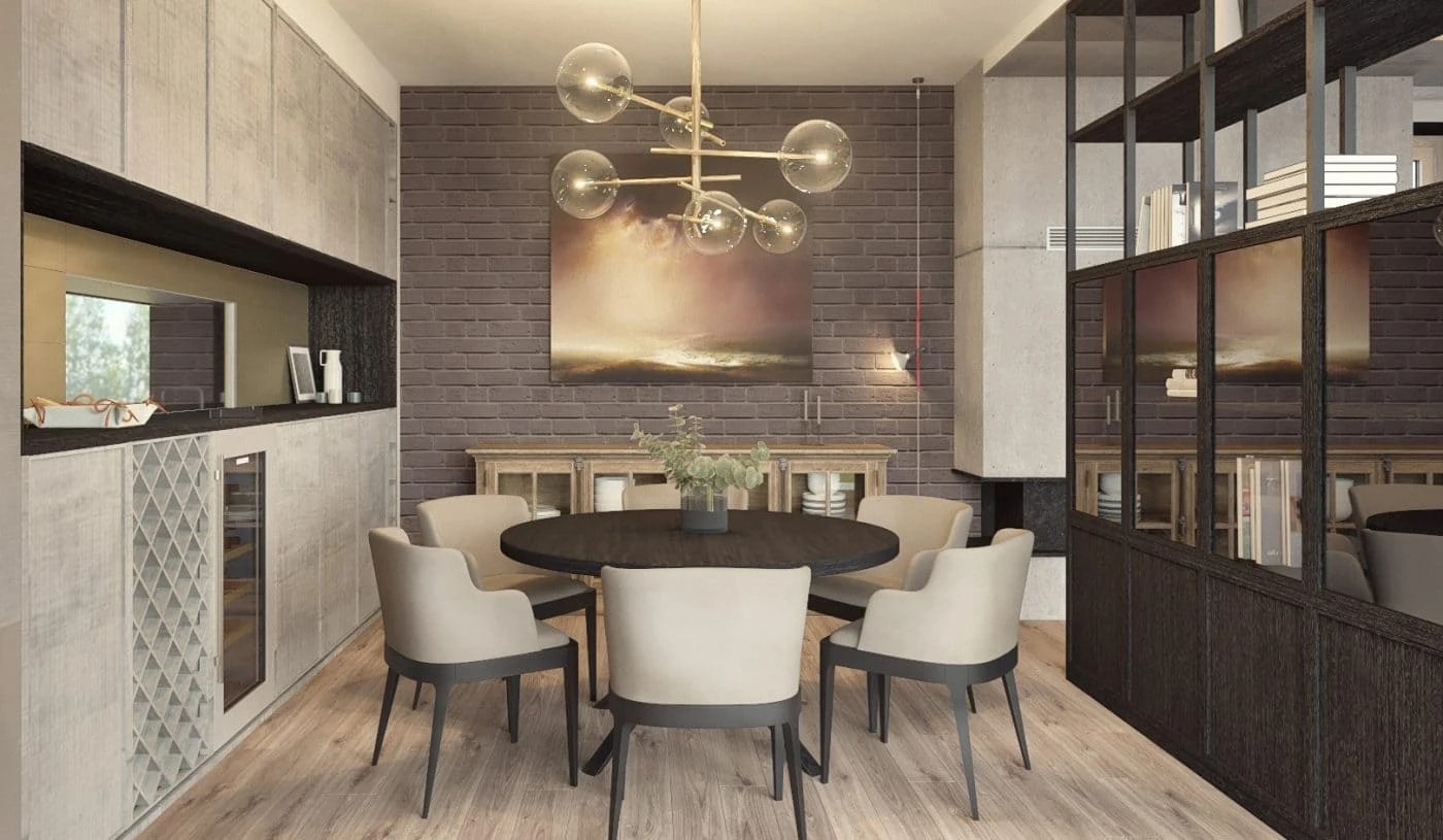 ДИЗАЙН-ПРОЕКТ ПРОСТОРНОГО ДОМА В СТИЛЕ ЛОФТ