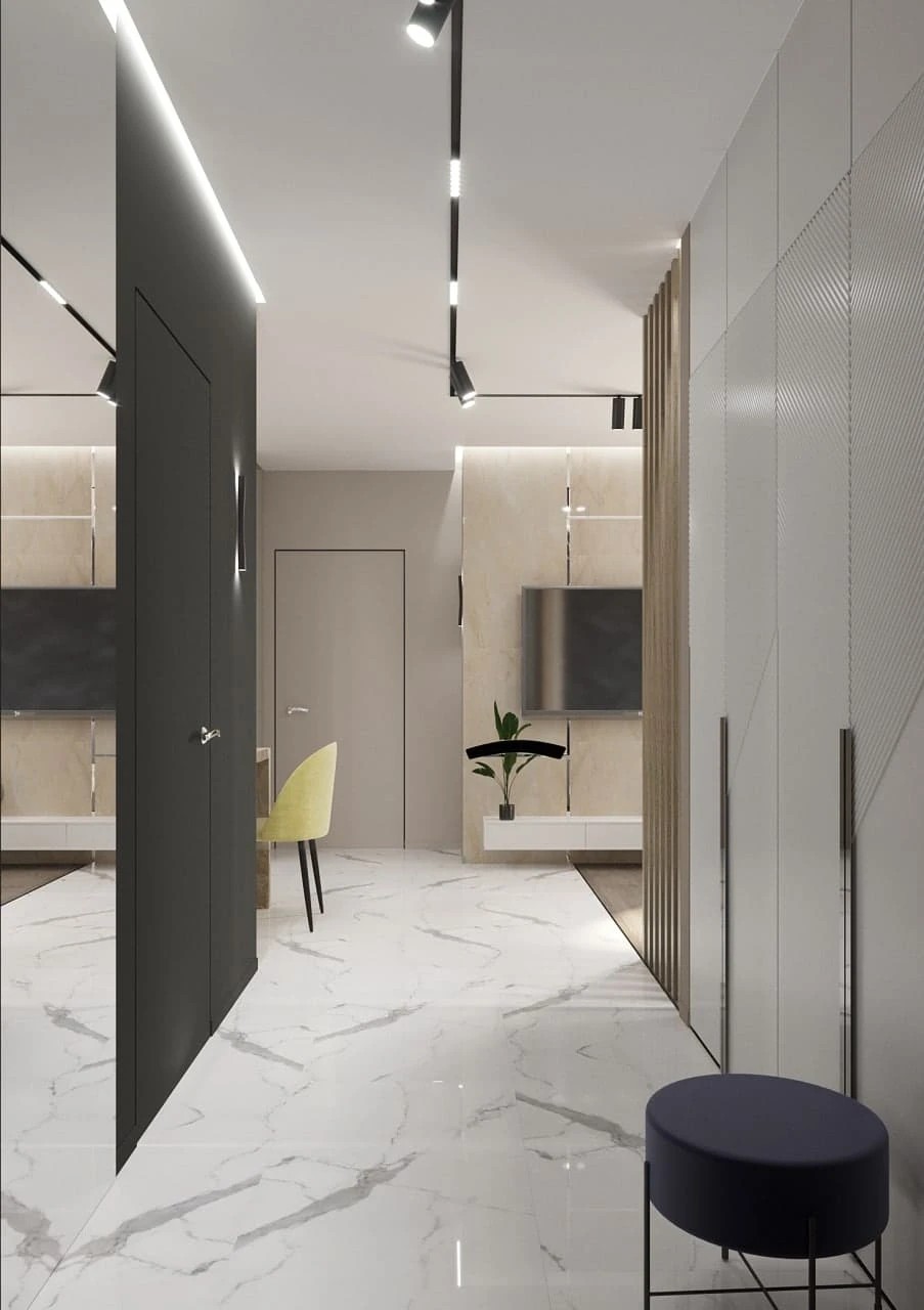 АТМОСФЕРНЫЙ ПРОЕКТ ИНТЕРЬЕРА С ЯРКИМИ АКЦЕНТАМИ