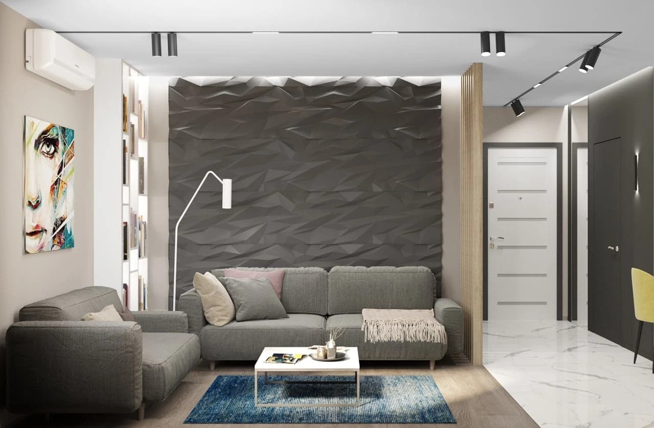 АТМОСФЕРНЫЙ ПРОЕКТ ИНТЕРЬЕРА С ЯРКИМИ АКЦЕНТАМИ