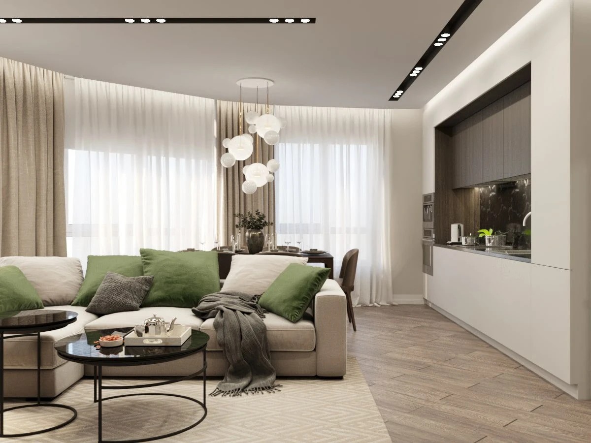 ДИЗАЙН-ПРОЕКТ КВАРТИРЫ С ЛАКОНИЧНЫМИ РЕШЕНИЯМИ