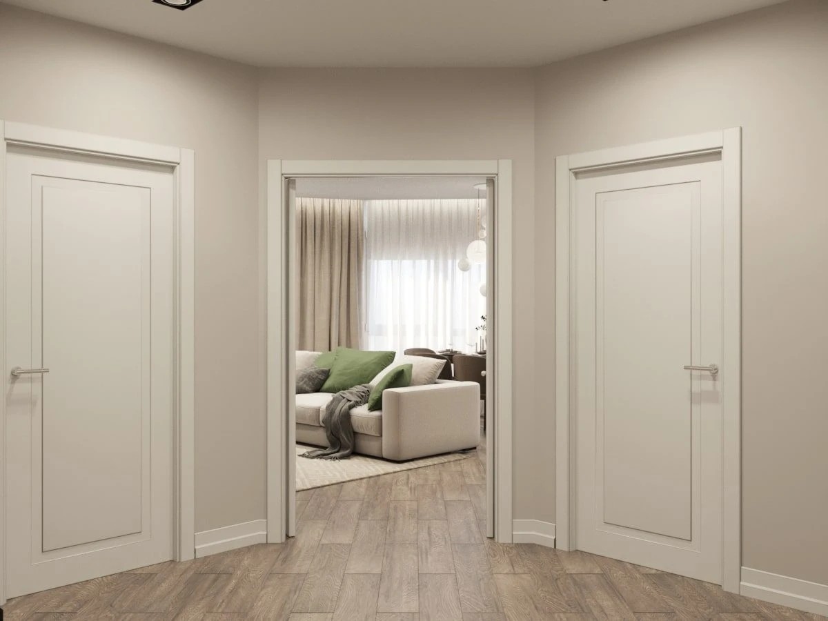 ДИЗАЙН-ПРОЕКТ КВАРТИРЫ С ЛАКОНИЧНЫМИ РЕШЕНИЯМИ