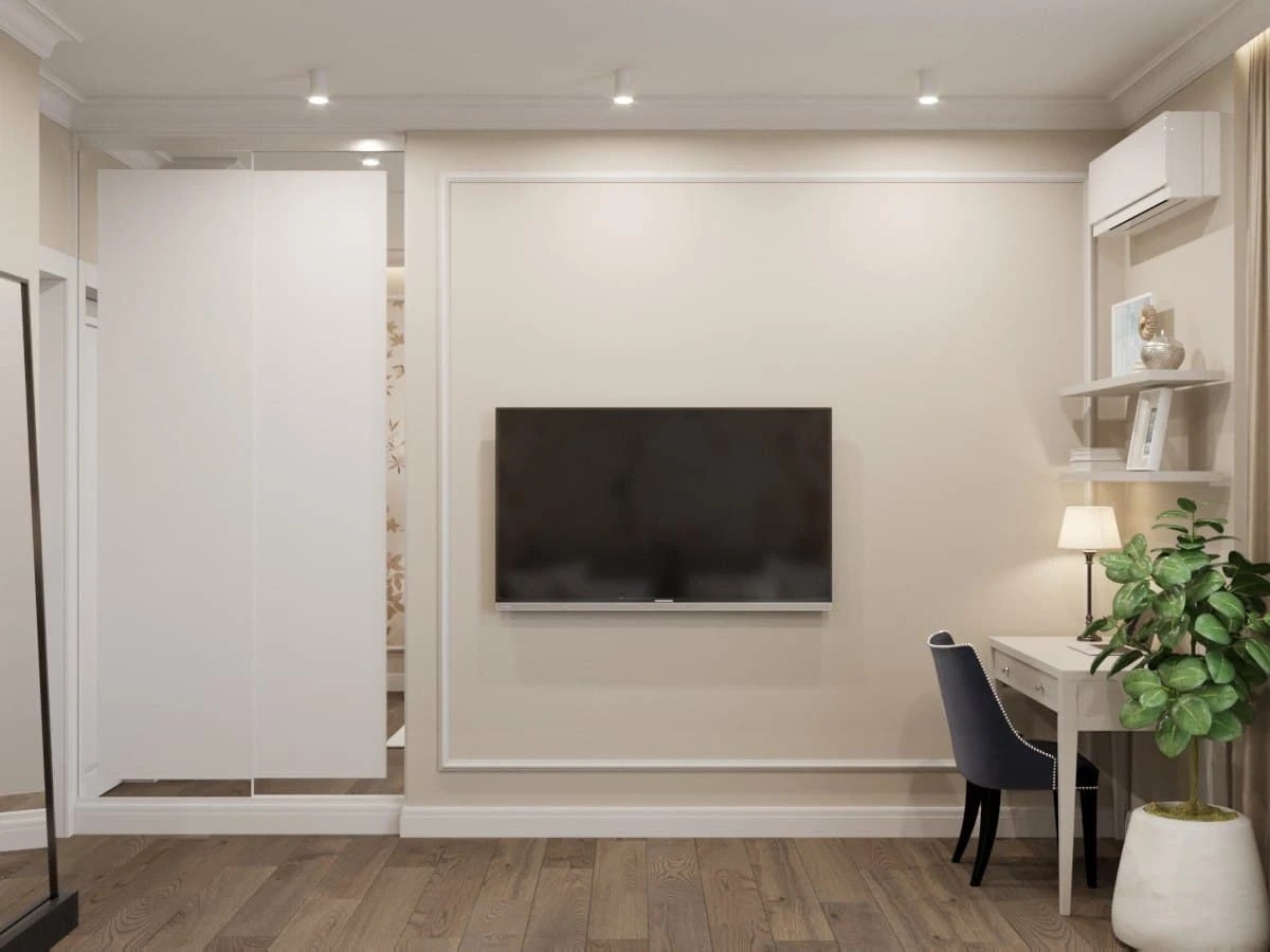 ДИЗАЙН-ПРОЕКТ СПАЛЬНИ В ЛАКОНИЧНОМ СТИЛЕ