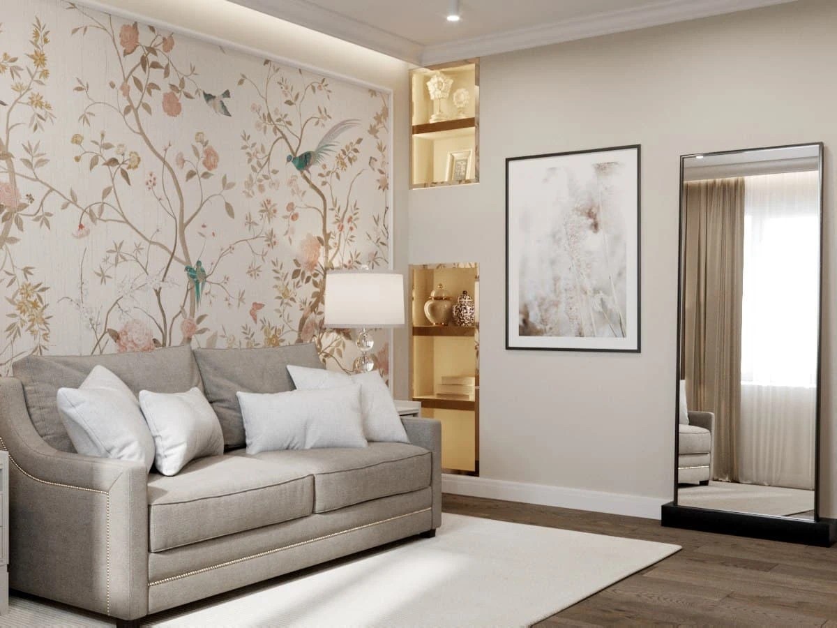 ДИЗАЙН-ПРОЕКТ СПАЛЬНИ В ЛАКОНИЧНОМ СТИЛЕ