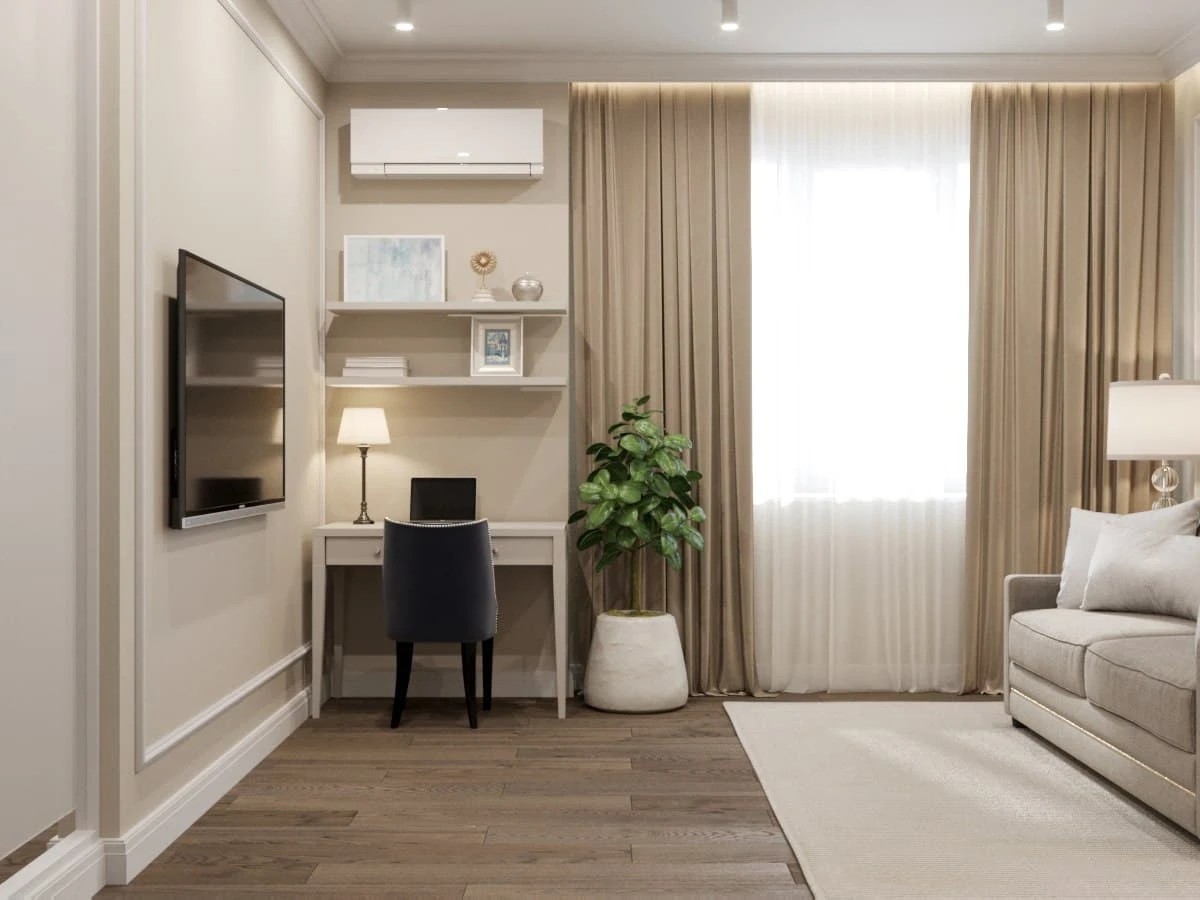 ДИЗАЙН-ПРОЕКТ СПАЛЬНИ В ЛАКОНИЧНОМ СТИЛЕ