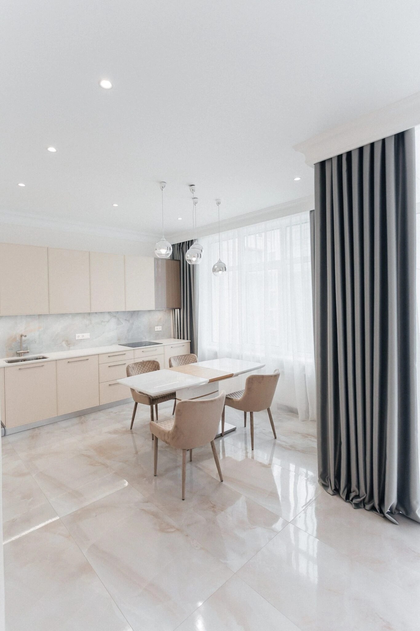 ДИЗАЙН-ПРОЕКТ КВАРТИРЫ В СЕРО-ГОЛУБЫХ ОТТЕНКАХ