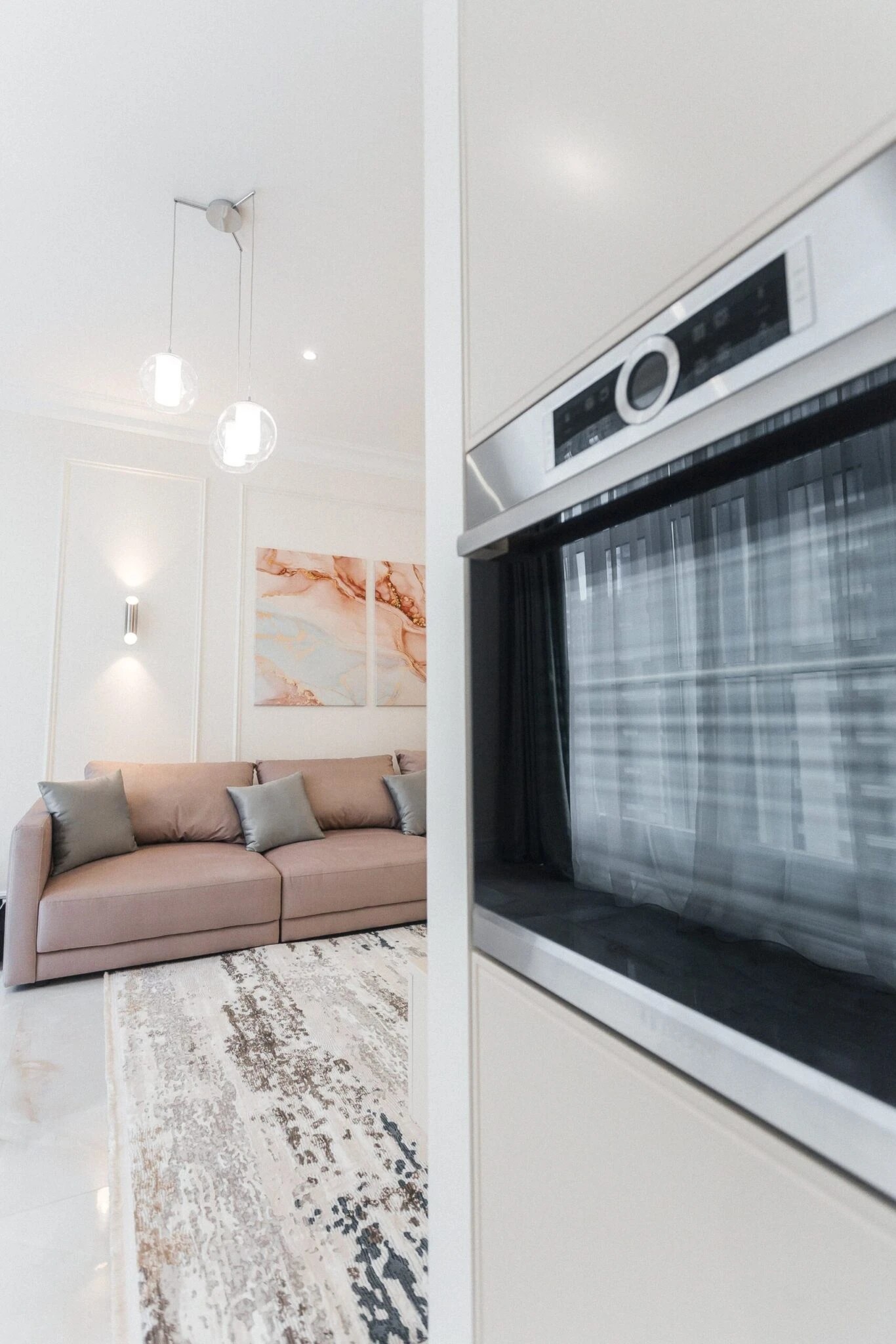 ДИЗАЙН-ПРОЕКТ КВАРТИРЫ В СЕРО-ГОЛУБЫХ ОТТЕНКАХ