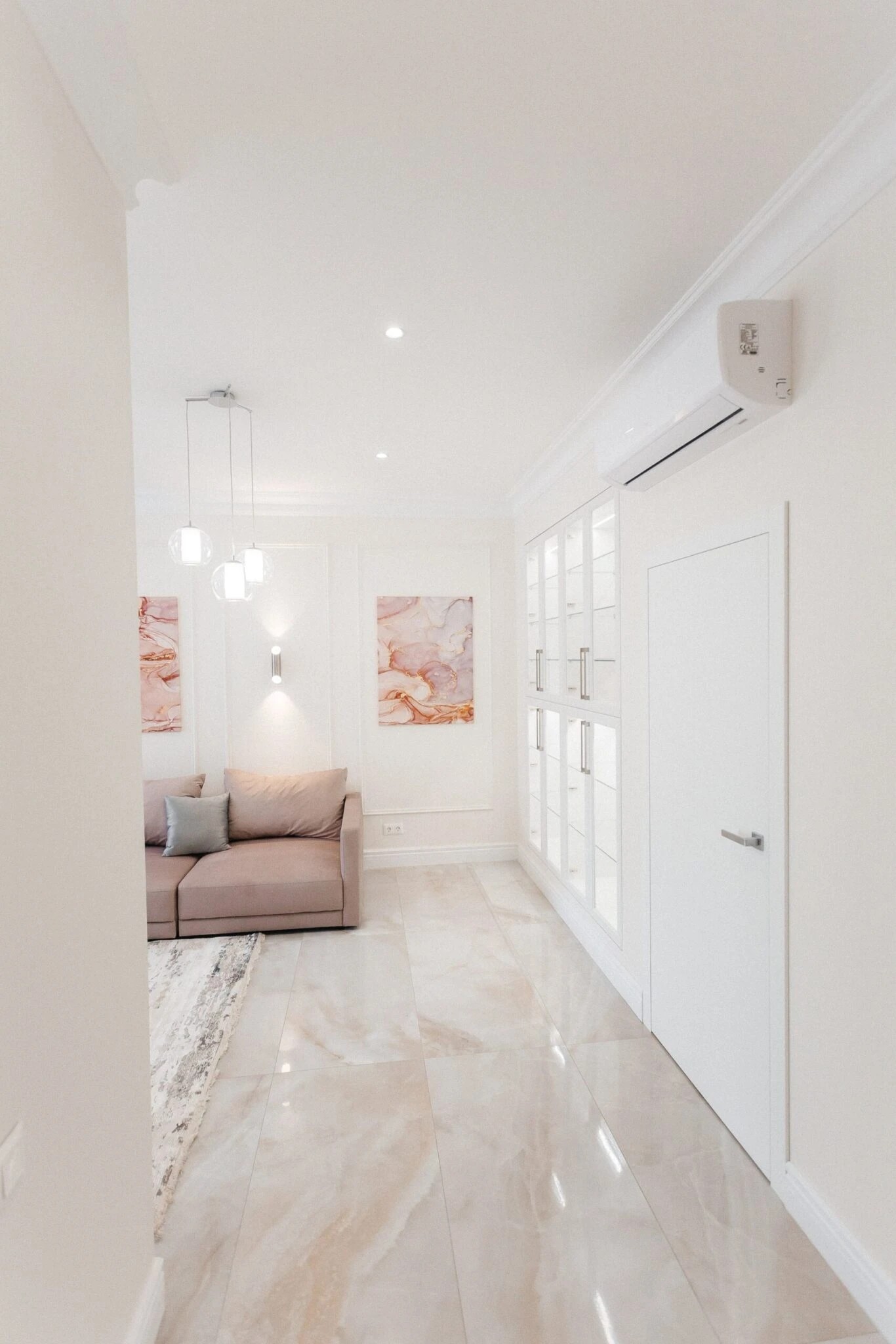 ДИЗАЙН-ПРОЕКТ КВАРТИРЫ В СЕРО-ГОЛУБЫХ ОТТЕНКАХ