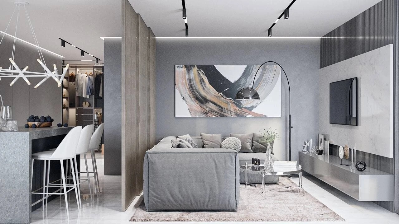 ДИЗАЙН-ПРОЕКТ КВАРТИРЫ С НЕЙТРАЛЬНОЙ ЦВЕТОВОЙ ГАММОЙ