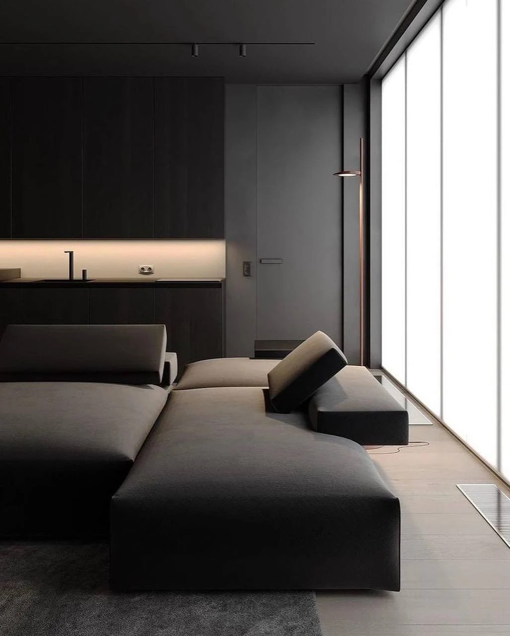 ДИЗАЙН-ПРОЕКТ КВАРТИРЫ В ТЕМНЫХ ОТТЕНКАХ