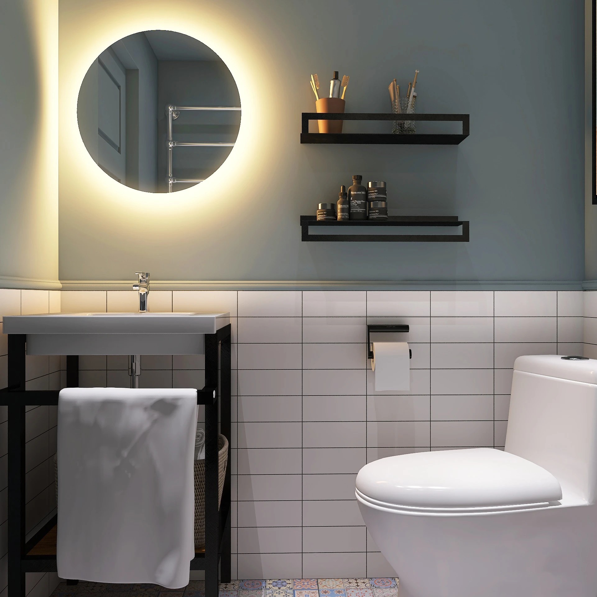 Визуализации основного пространства микро-квартиры