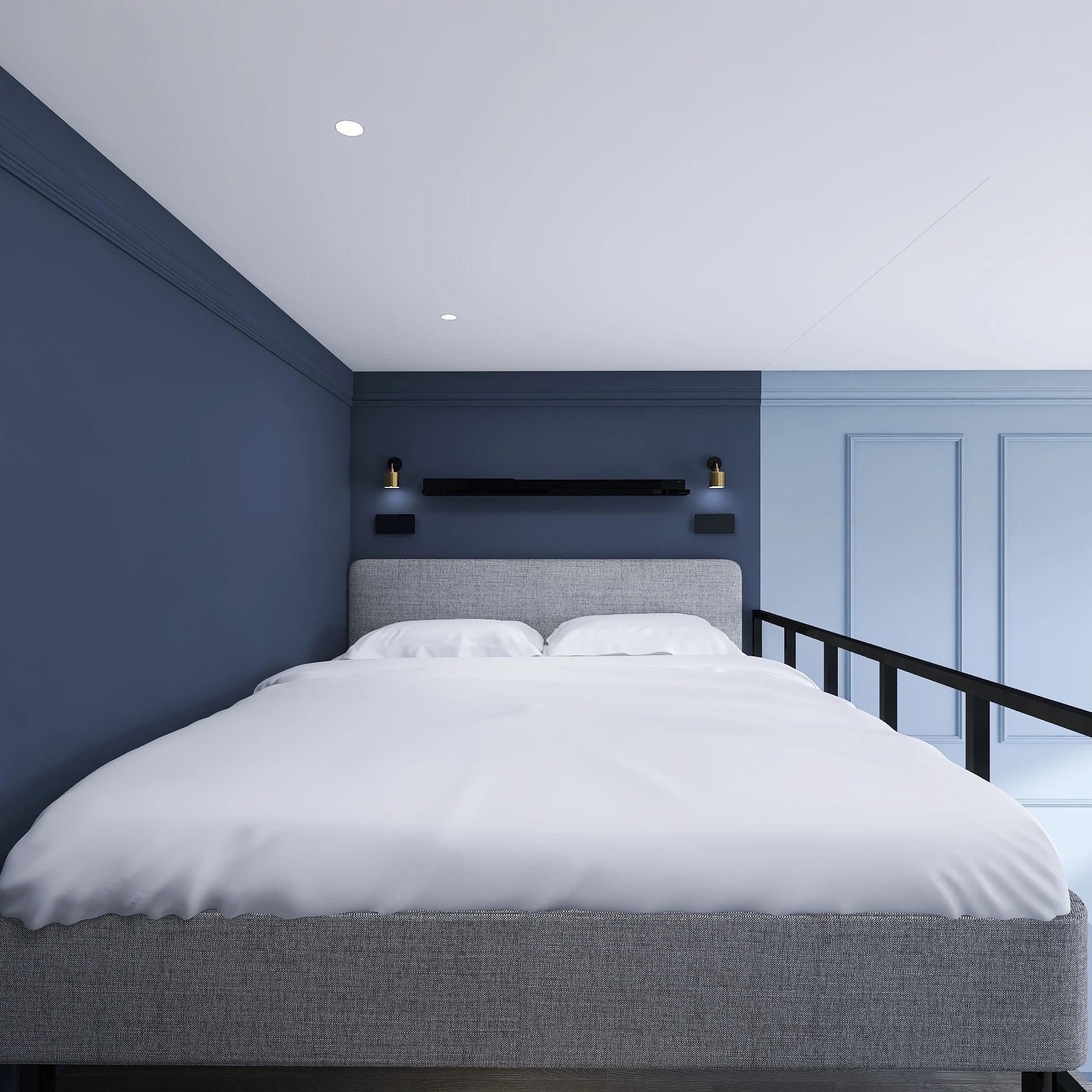 Визуализации основного пространства микро-квартиры