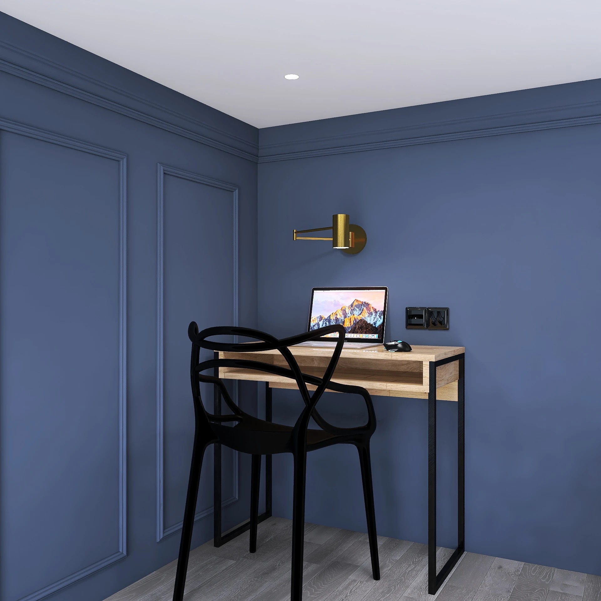 Визуализации основного пространства микро-квартиры