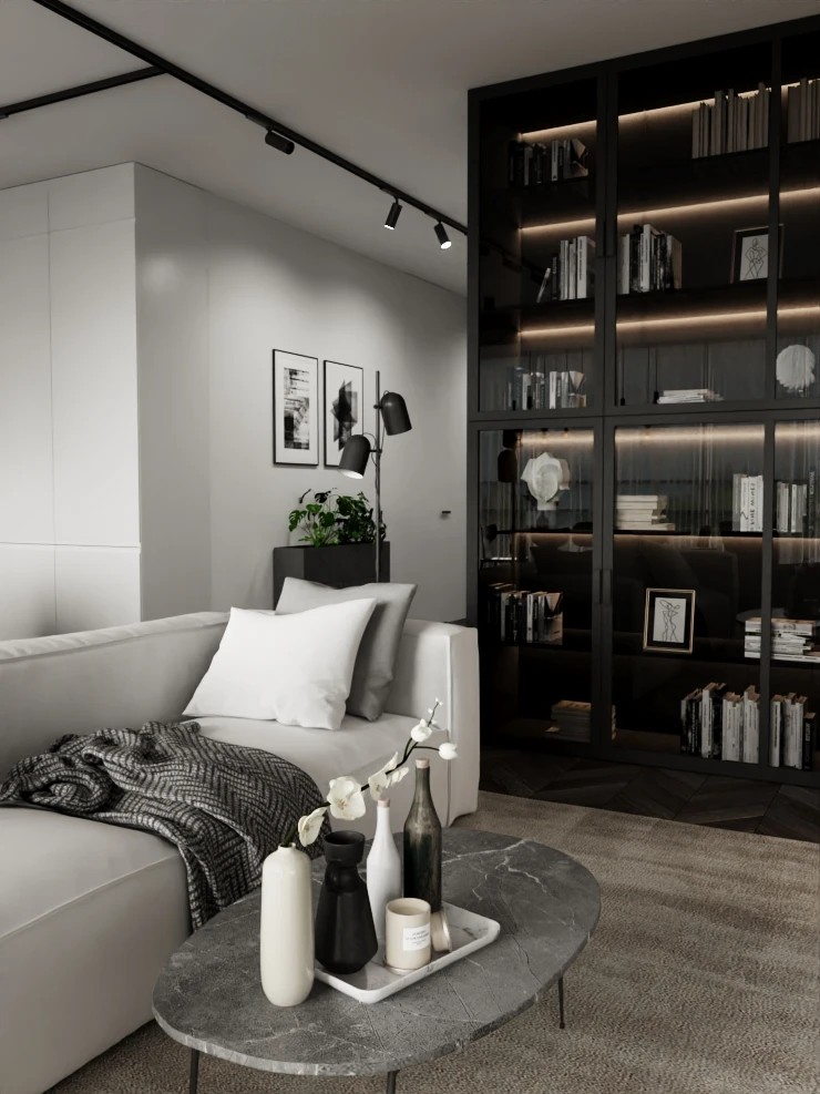 МИНИМАЛИСТИЧНАЯ КВАРТИРА ДЛЯ СЕМЬИ С 2-МЯ ДЕТЬМИ