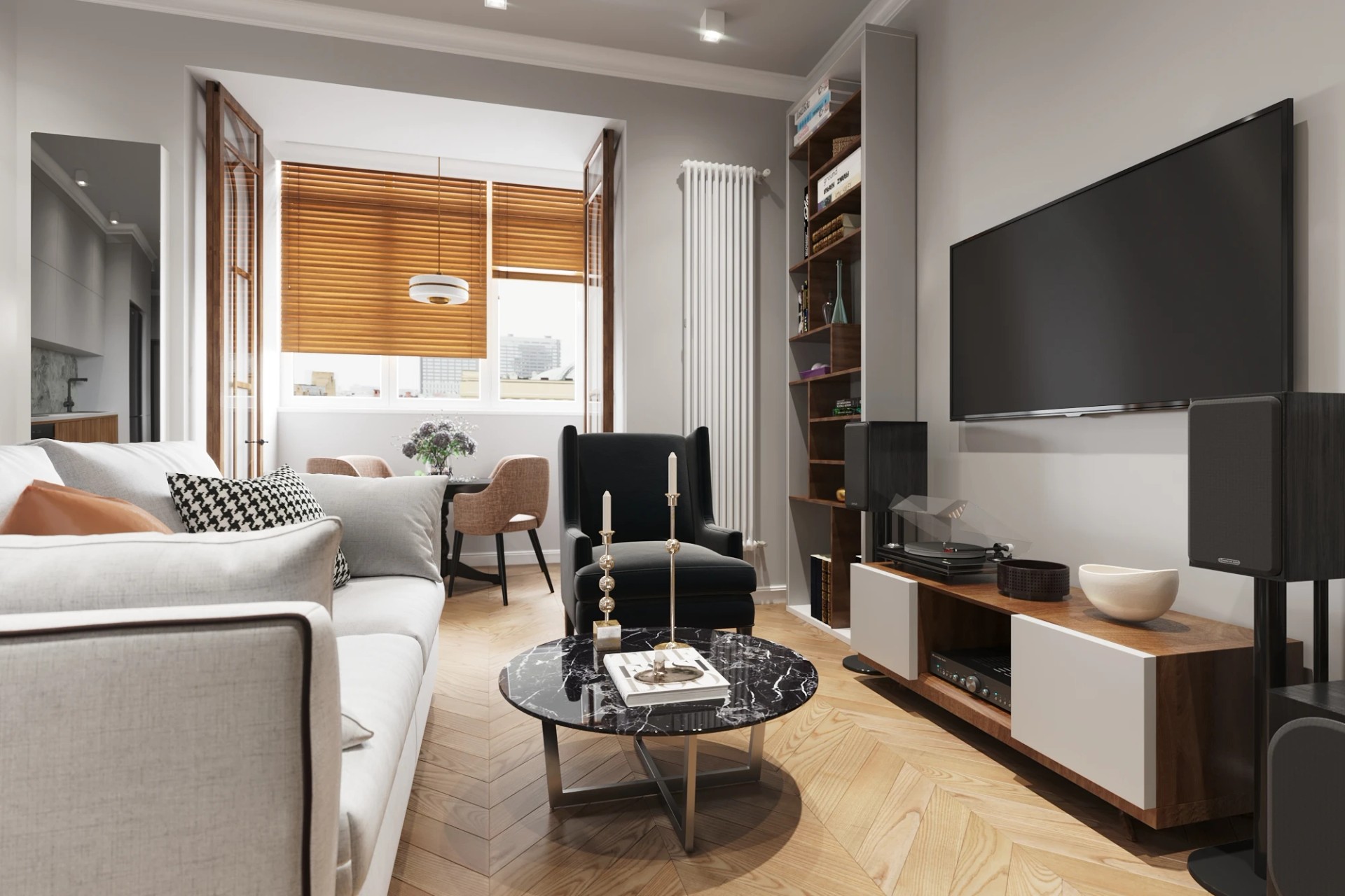 Москва из 1-ки в 3-ку