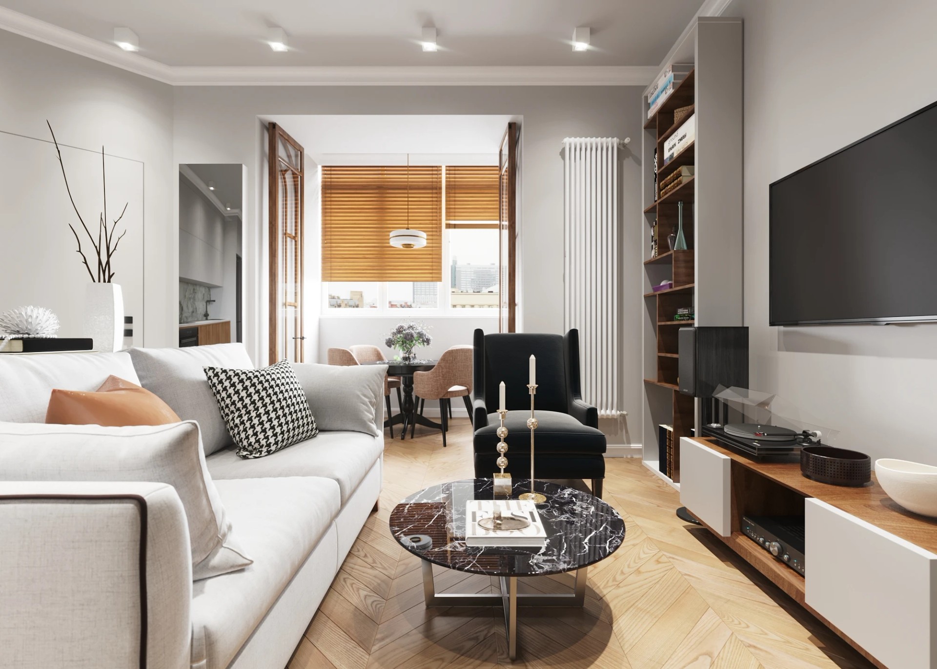 Москва из 1-ки в 3-ку