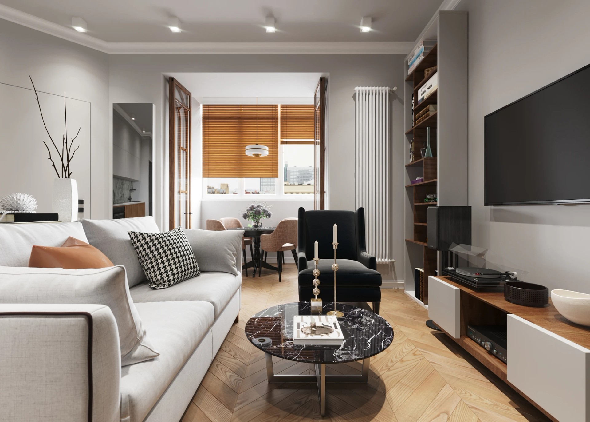 Москва из 1-ки в 3-ку