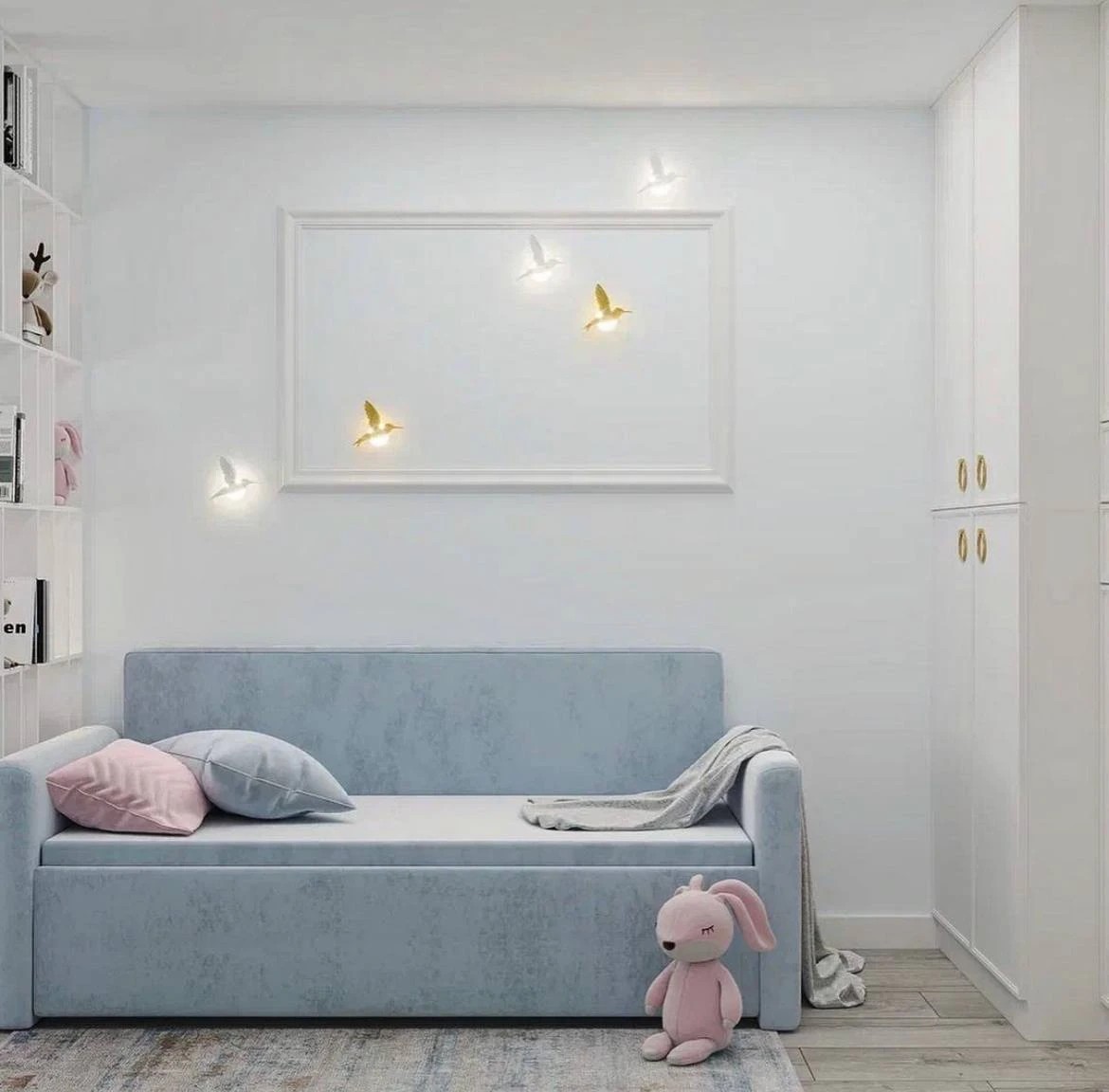 Дизайн-проект детской для Леди