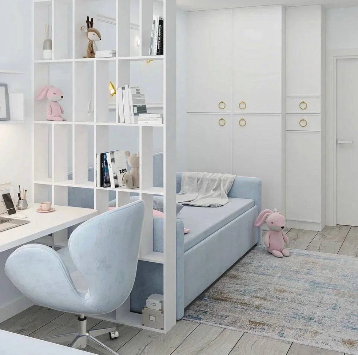 Дизайн-проект детской для Леди