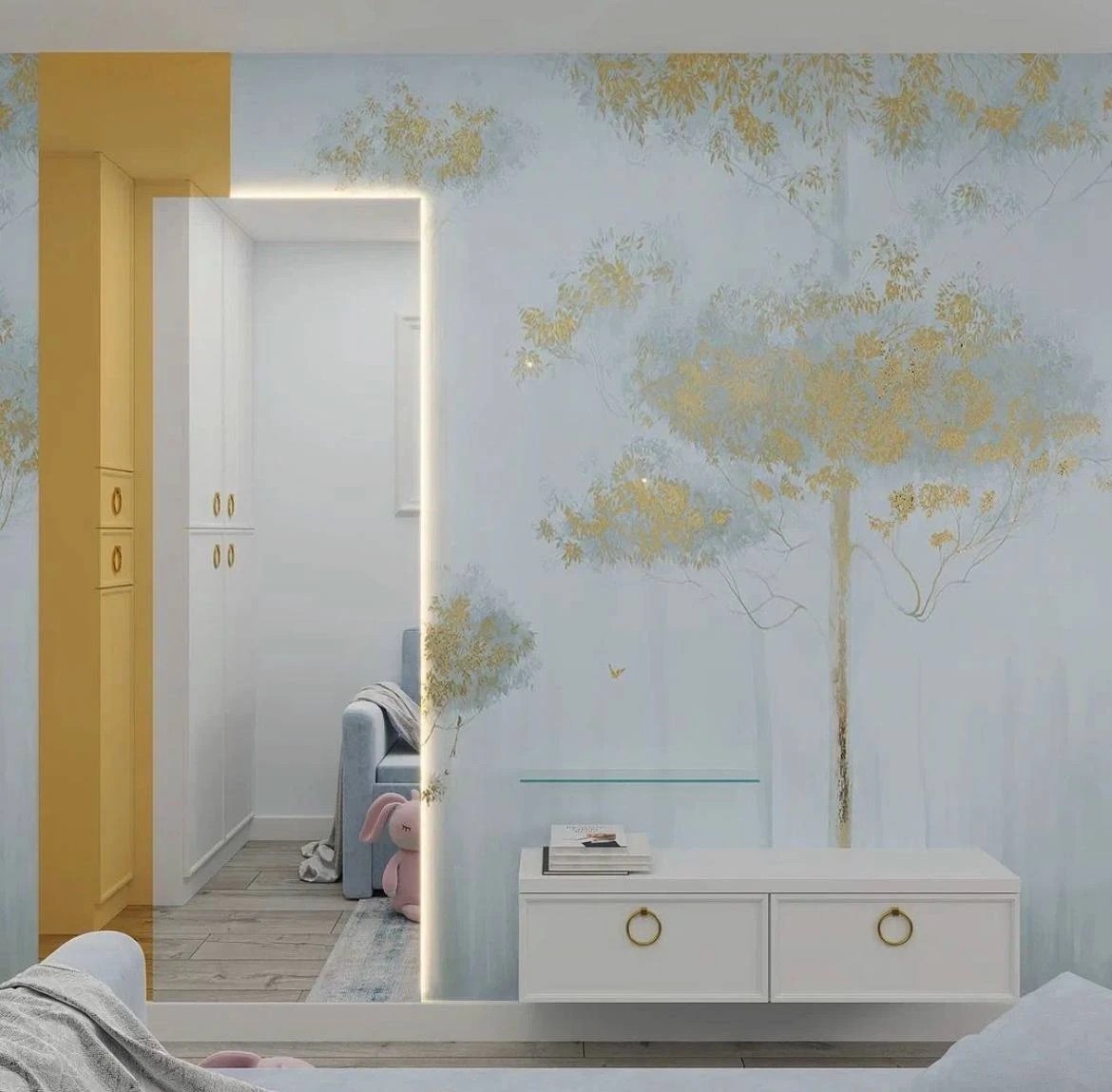 Дизайн-проект детской для Леди