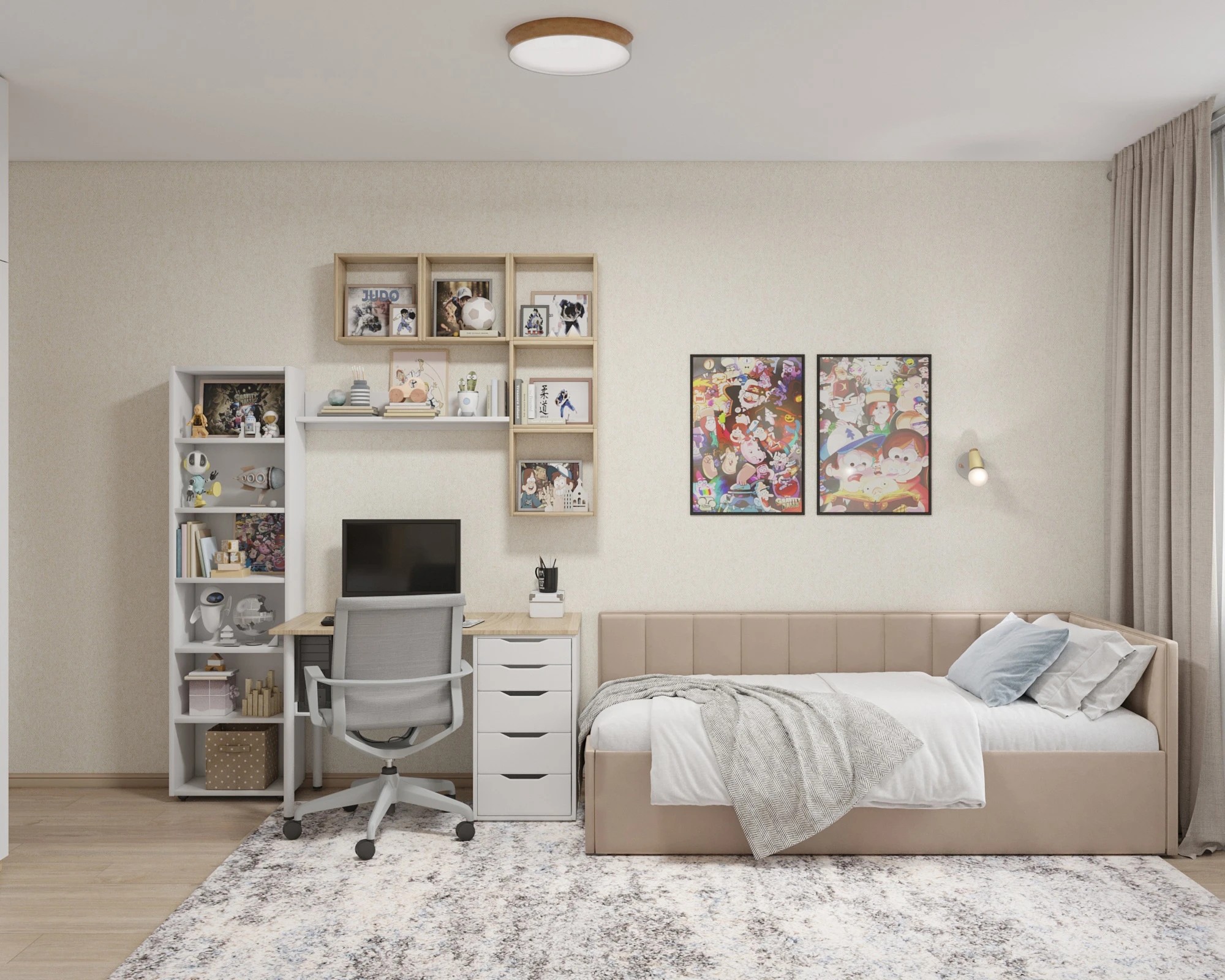 Перепланировки детской комнаты